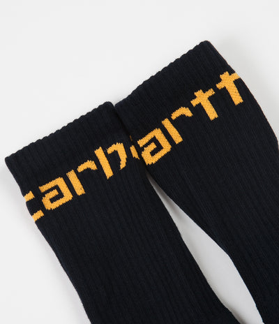 Carhartt Socks - Dark Navy / Pop Orange