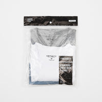 Carhartt Standard Crewneck T-Shirt 2 Pack - White / Grey Heather thumbnail