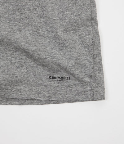 Carhartt Standard Crewneck T-Shirt 2 Pack - White / Grey Heather