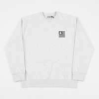 Carhartt State Chromo Crewneck Sweatshirt - Ash Heather thumbnail