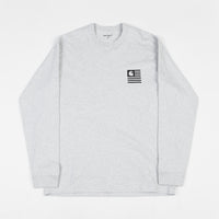 Carhartt State Patch Long Sleeve T-Shirt - Ash Heather thumbnail