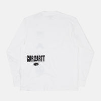 Carhartt Tab Long Sleeve T-Shirt - White / Black thumbnail