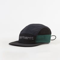 Carhartt Terrace Cap - Black / Dark Navy / Bottle Green thumbnail