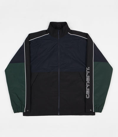 Carhartt Terrace Jacket - Dark Navy / Black / Bottle Green