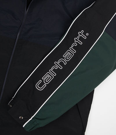 Carhartt Terrace Jacket - Dark Navy / Black / Bottle Green