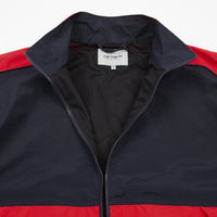 Carhartt Terrace Jacket - Dark Navy / Cardinal / White thumbnail