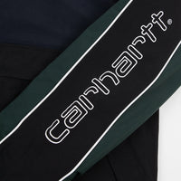 Carhartt Terrace Pullover Jacket - Dark Navy / Black / Bottle Green thumbnail