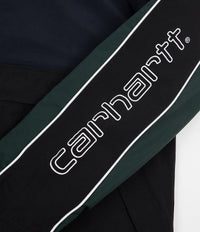 Carhartt Terrace Pullover Jacket - Dark Navy / Black / Bottle