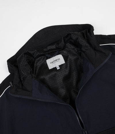 Carhartt Terrace Pullover Jacket - Dark Navy / Black / Bottle Green