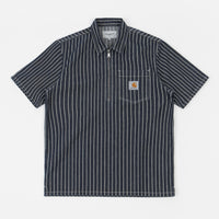 Carhartt Trade Short Sleeve Shirt - Dark Navy / Wax / Rinsed thumbnail