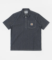 Carhartt Trade Short Sleeve Shirt - Dark Navy / Wax / Rinsed