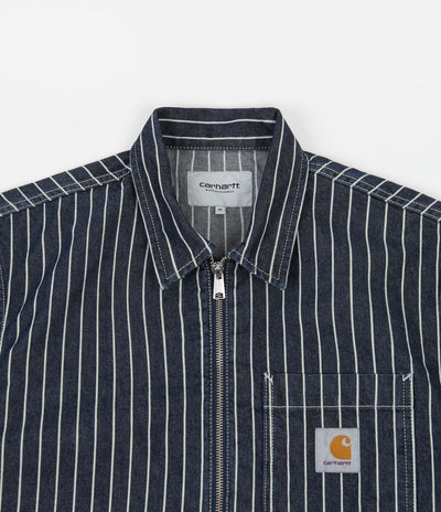 Carhartt Trade Short Sleeve Shirt - Dark Navy / Wax / Rinsed