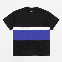 Carhartt Trin T-Shirt - Black / White / Lazurite thumbnail