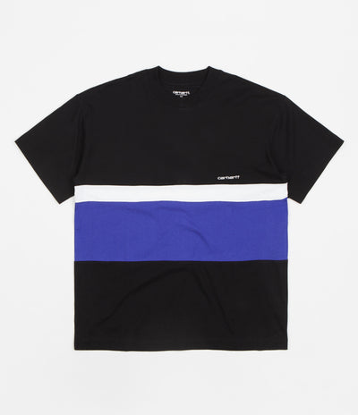 Carhartt Trin T-Shirt - Black / White / Lazurite