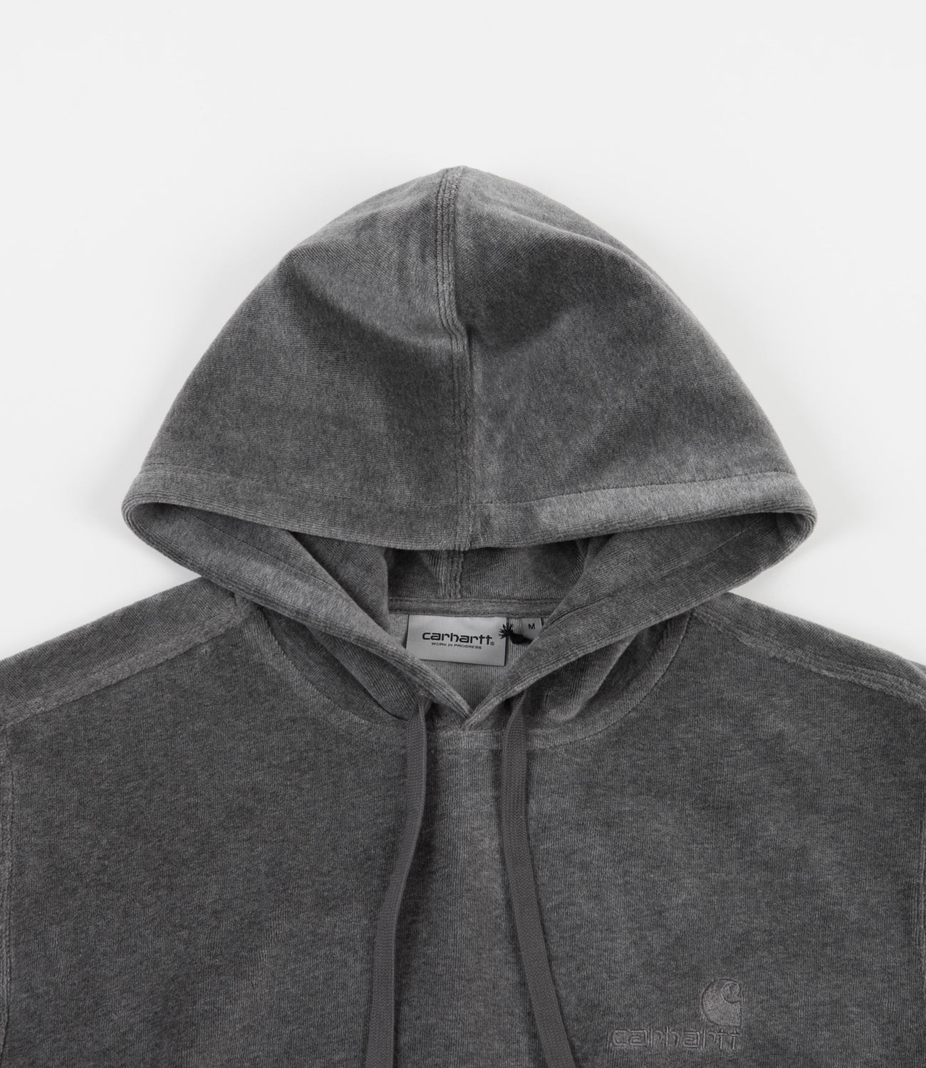 Carhartt United Script Hoodie - Dark Grey Heather | Flatspot