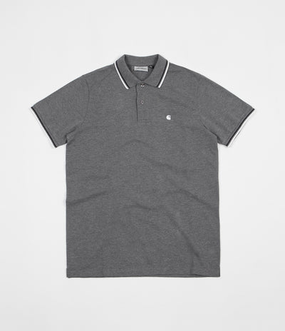 Carhartt Venice Polo Shirt - Dark Grey Heather / Dark Navy