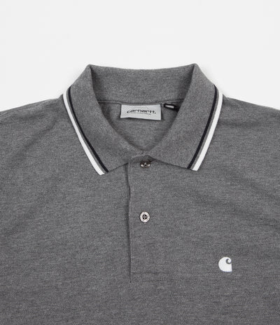 Carhartt Venice Polo Shirt - Dark Grey Heather / Dark Navy