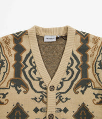 Carhartt Verse Cardigan - Verse Jacquard / Dusty Hamilton Brown