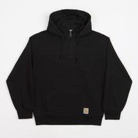 Carhartt Wade Half Zip Hoodie - Black thumbnail