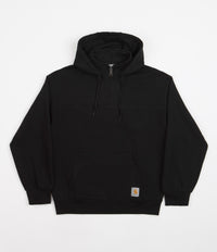 Carhartt Wade Half Zip Hoodie - Black