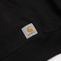 Carhartt Wade Half Zip Hoodie - Black thumbnail