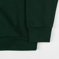 Carhartt x Pass Port Thank You Crewneck Sweatshirt  - Bottle Green thumbnail