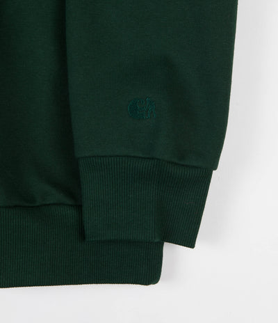 Carhartt x Pass Port Thank You Crewneck Sweatshirt  - Bottle Green