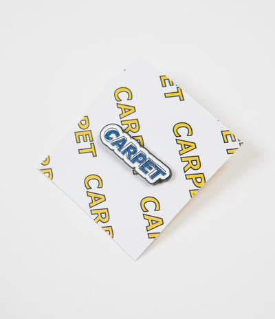 Carpet Co. Lapel Pins - Misprint Blue