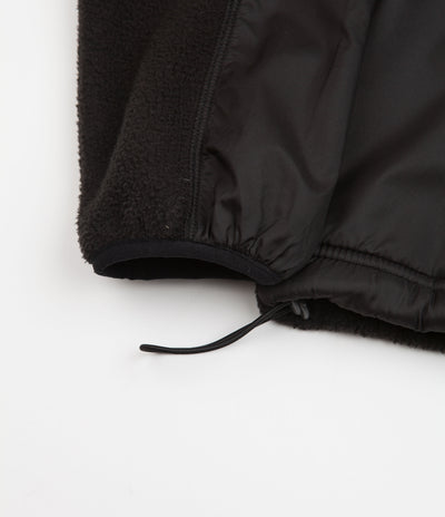 Carrier Goods Borg Zip Through Fleece - Black