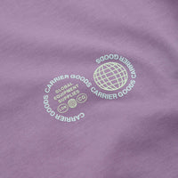 Carrier Goods Globe T-Shirt - Purple Sage thumbnail