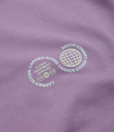 Carrier Goods Globe T-Shirt - Purple Sage