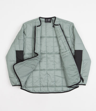 Carrier Goods Quilted Zip Through Jacket - Sage