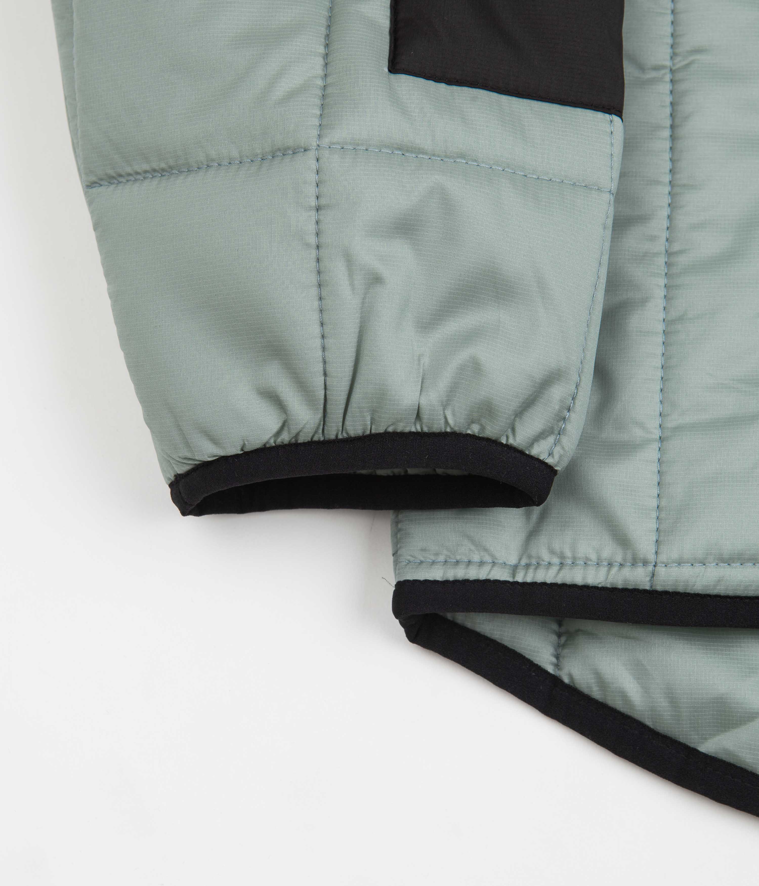 Carrier Goods Quilted Zip Through Jacket - Sage | Flatspot