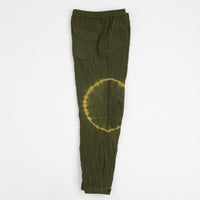 Carrier Goods Tie Dye Walking Trousers - Golden Green thumbnail