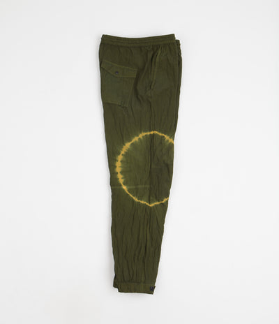 Carrier Goods Tie Dye Walking Trousers - Golden Green