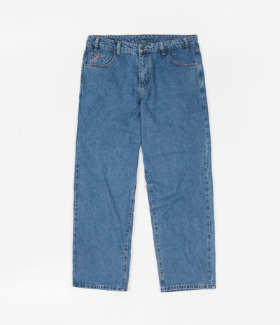 Cash Only Baggy Jeans - Washed Indigo