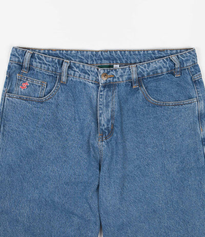 Cash Only Baggy Jeans - Washed Indigo