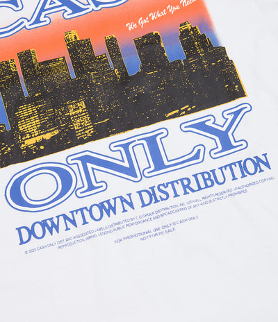 Cash Only City T-Shirt - White