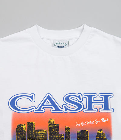 Cash Only City T-Shirt - White