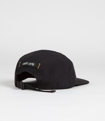 Cash Only Division 5 Panel Cap - Black