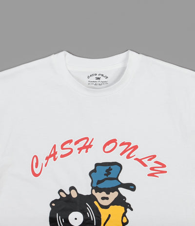 Cash Only DJ T-Shirt - White