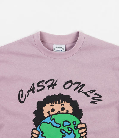 Cash Only For The Children T-Shirt - Berry