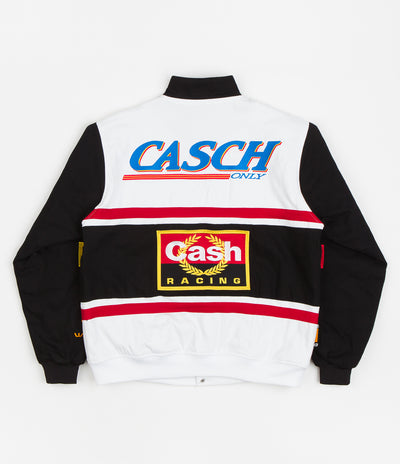 Cash Only Racing Jacket - White / Black