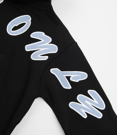 Cash Only Spell Out Hoodie - Black