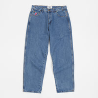 Cash Only Wrecking Baggy Jeans - Washed Indigo thumbnail