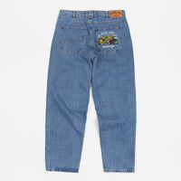 Cash Only Wrecking Baggy Jeans - Washed Indigo thumbnail