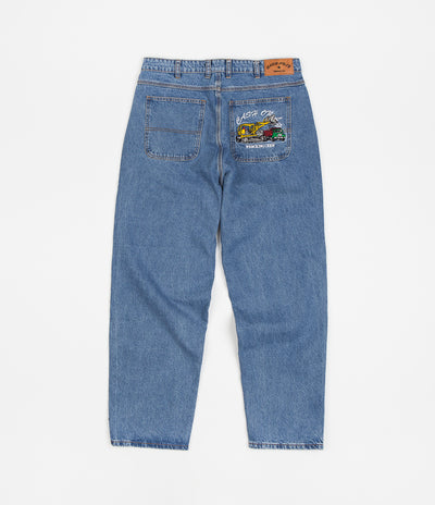 Cash Only Wrecking Baggy Jeans - Washed Indigo