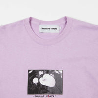 Champagne Towers Champagne Flowers T-Shirt - Light Purple thumbnail