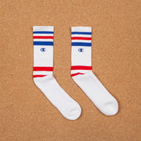 Champion Athletic Tube Socks - White / Blue / Red thumbnail