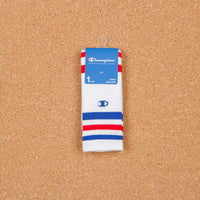 Champion Athletic Tube Socks - White / Blue / Red thumbnail